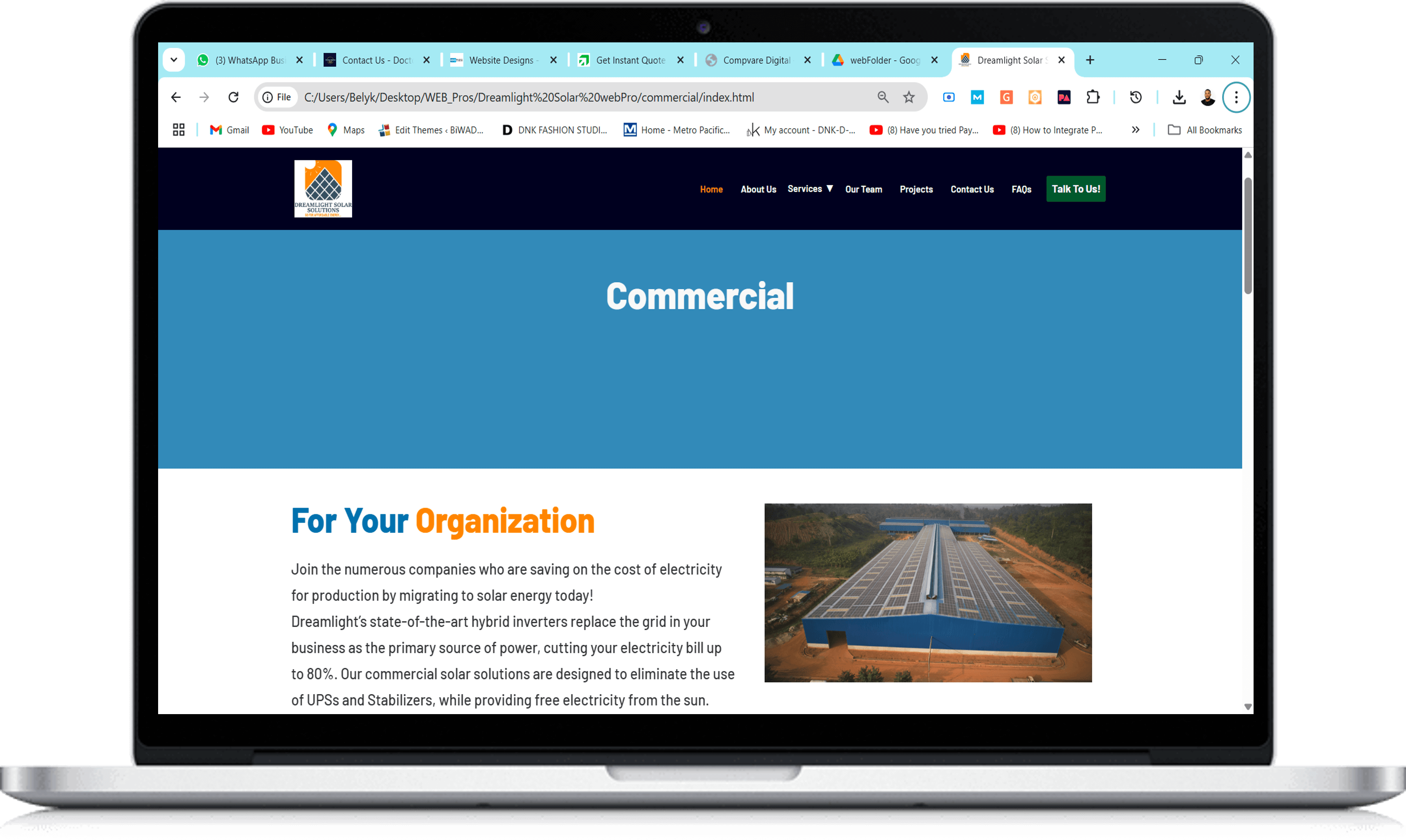 Aricanbase Restaurant Food Web App